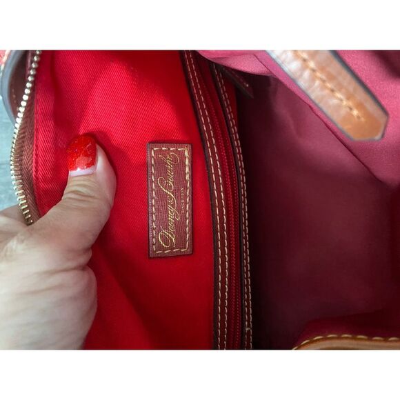 Dooney and Burke Lucy Terracotta handbag - Picture 6 of 8